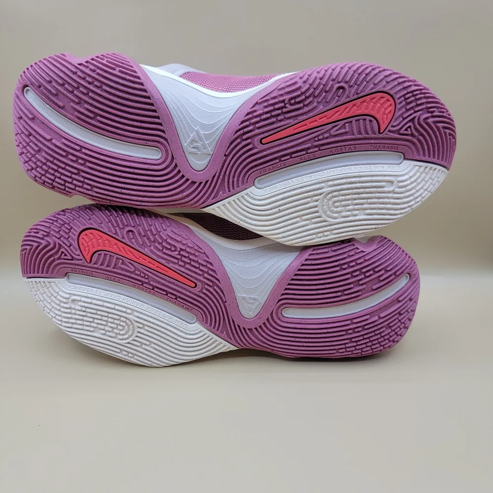Nike Giannis Immortality 3 Mens Basketball Shoes Size 10 Fossil Stone Purple New